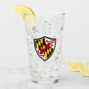 Verre Drapeau du Maryland