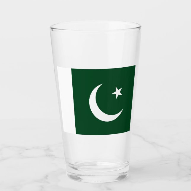 Verre Drapeau du Pakistan (Devant)