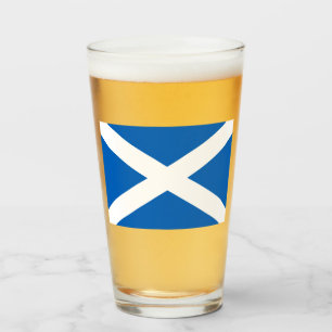 Verre Drapeau écossais (Saltire) (Drapeau écossais)