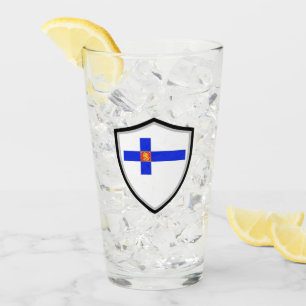 Verre Drapeau finlandais