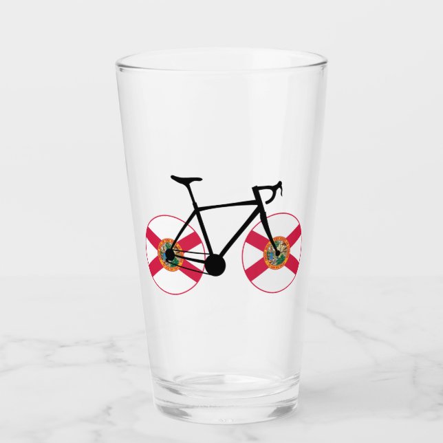 Verre Drapeau Floride Cyclisme (Devant)