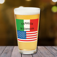 Drapeau italien drapeau américain Italie American 