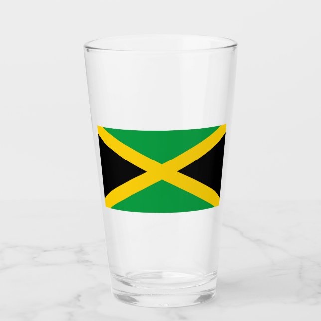 Verre Drapeau jamaïcain (Devant)