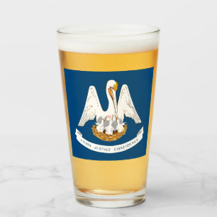 VERRE DRAPEAU LOUISIANA