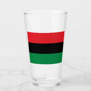 Verre Drapeau panafricain