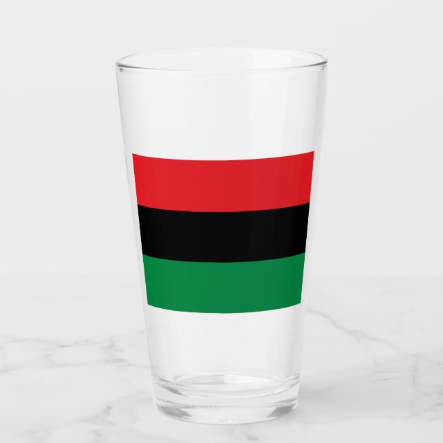 Verre Drapeau panafricain (Devant)