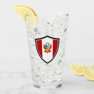 Verre Drapeau péruvien