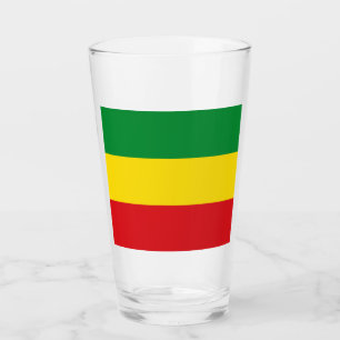 Verre Drapeau rastafarien Rasta Ethiopie
