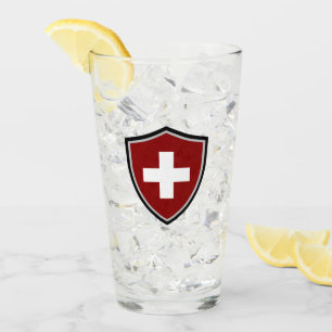 Verre Drapeau suisse