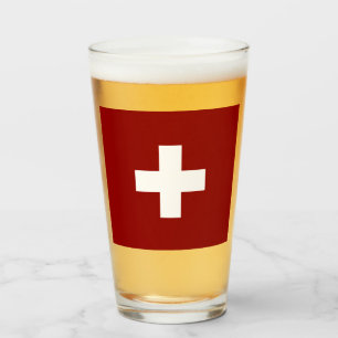 Verre Drapeau suisse       