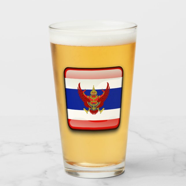 Verre Drapeau thaïlandais  (Devant (rempli))