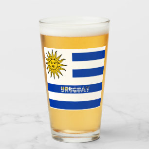 Verre Drapeau uruguayen 