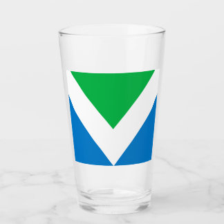 Verre Drapeau végan international