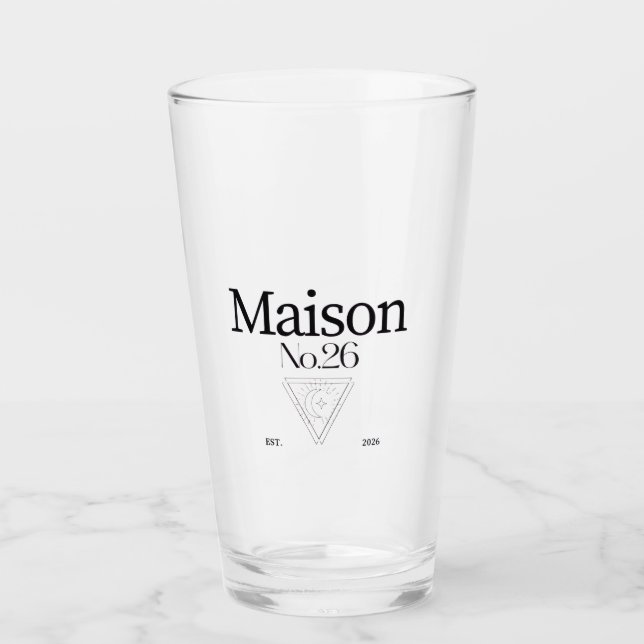 Verre Drinking glass (Devant)