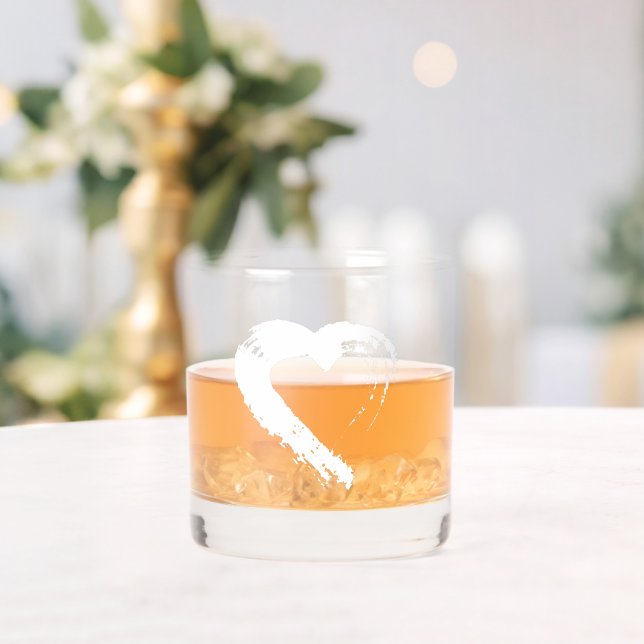Verre Drinkware Lune Coeur (Insitu (Mariage))