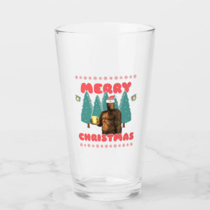 Verre Drôle Bigfoot - Joyeux Noël