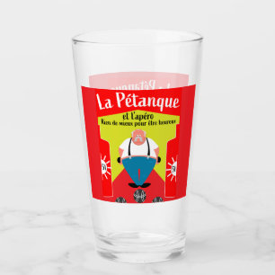 Verre drôle cadeaux de pétanque