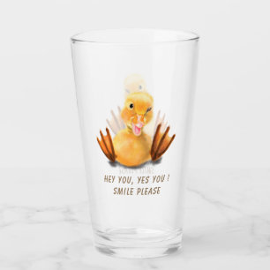 Verre Drôle Canard Joué Wink Smile - Bravo Glas