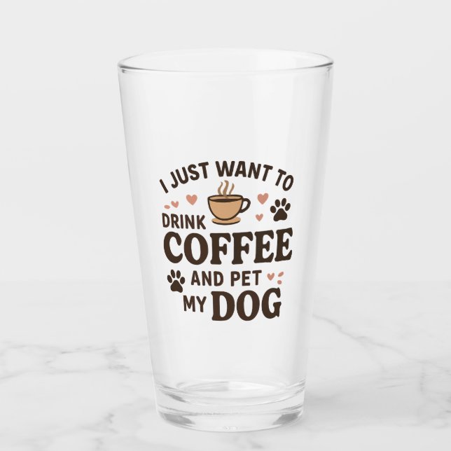 Verre Drôle chien amoureux Mug Chien Maman Chien Papa (Devant)