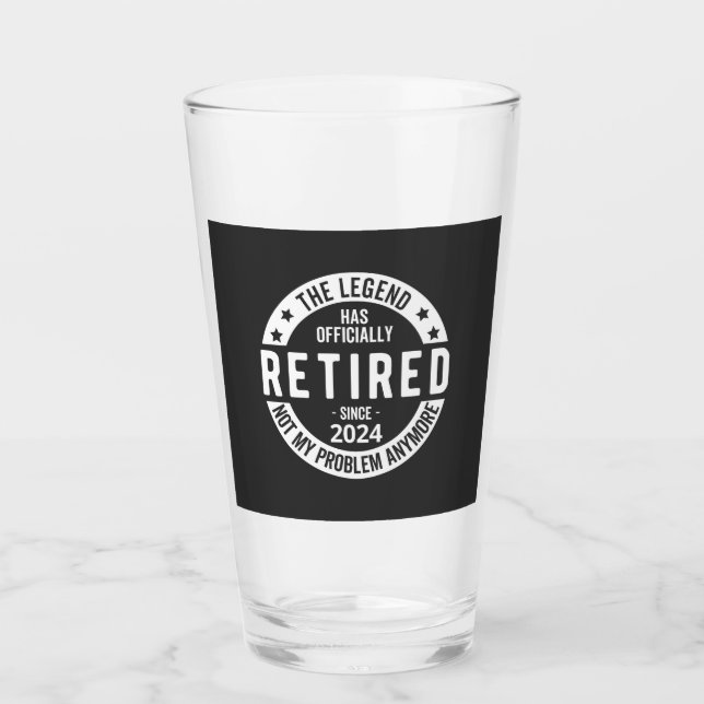 Verre drôle de retraite 2024 (Devant)