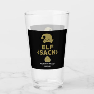 Verre Drôle Étiquettes de la bière de Noël