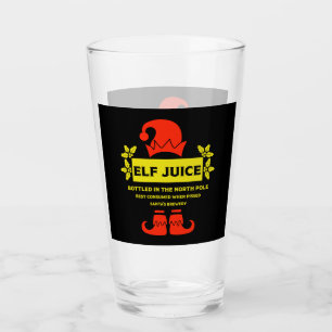 Verre Drôle Étiquettes de la bière de Noël