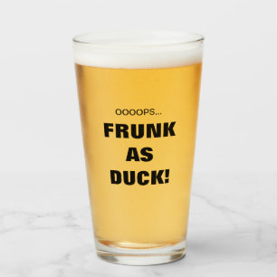 Verre Drôle Frunk As Duck ! Bière