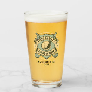 Verre Drôle Humour Golf Devis Personnalisé Vintage