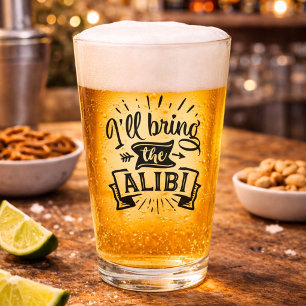 Verre Drôle Mal apportera l'Alibi