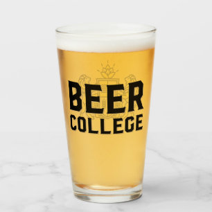 Verre du logo officiel 16-Ounce College