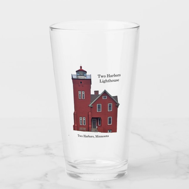 Verre du phare de deux ports (Devant)