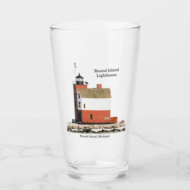 Verre du phare de Round Island (Devant)