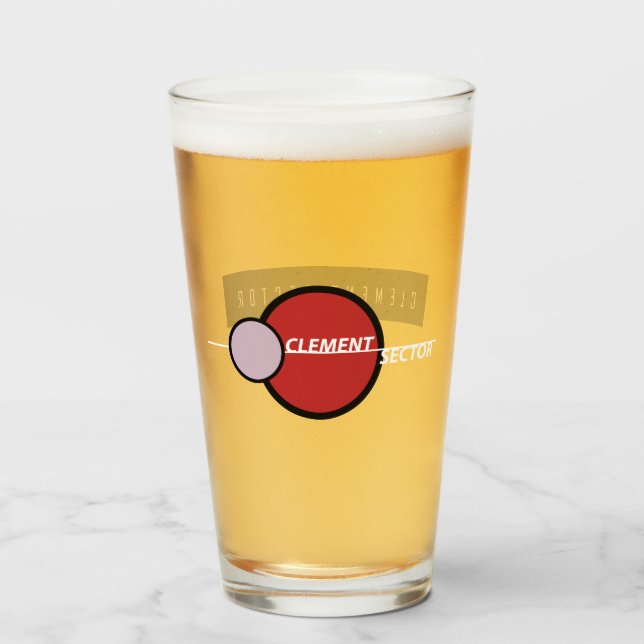 Verre du secteur Clément (Dos (rempli))