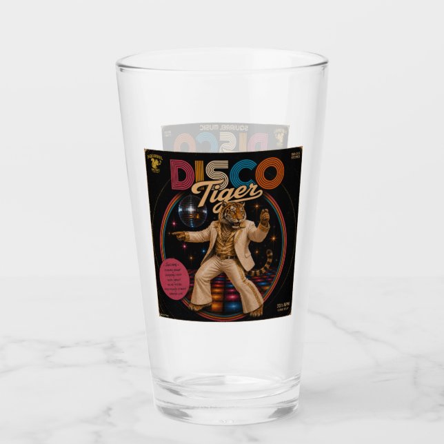 Verre Duo de Tigres Disco (Devant)