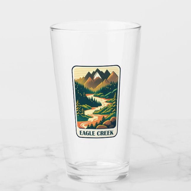Verre Eagle Creek Oregon Colors (Devant)