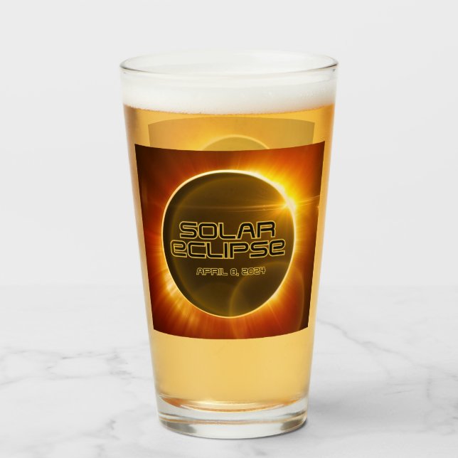 Verre Éclipse solaire (Devant (rempli))