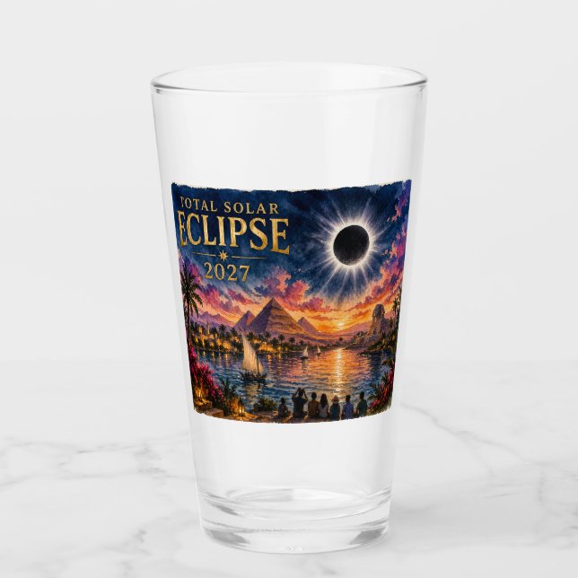 Verre Éclipse solaire totale de 2027 en Égypte (Devant)