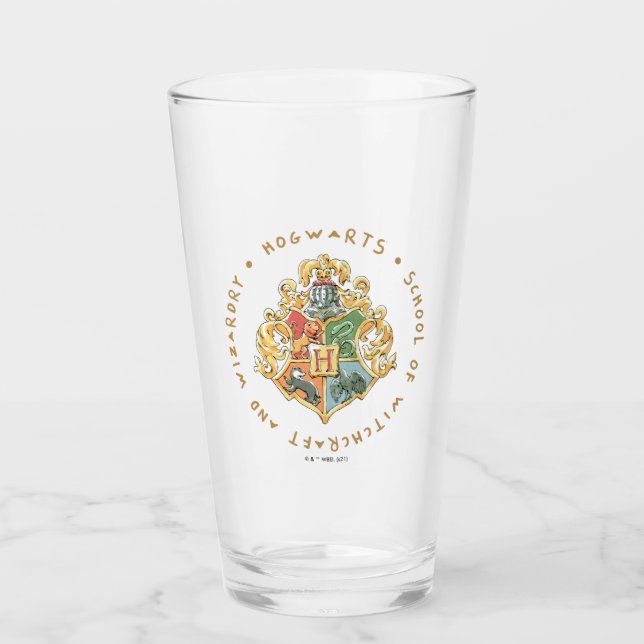 Verre École de sorcellerie et de magie HOGWARTS™ (Devant)