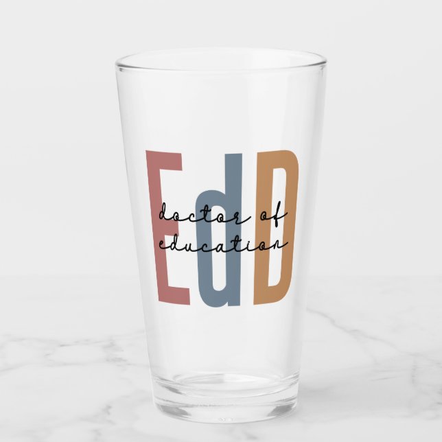 Verre EdD Docteur En Éducation (Devant)