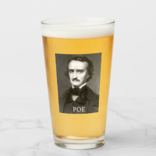 Verre Edgar Allan Poe et le Corbeau