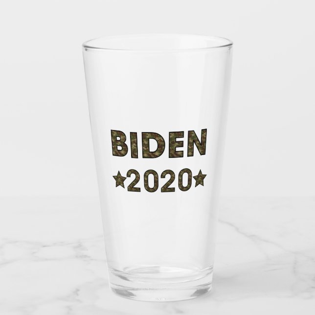 Verre Élection 2020 Candidature de Biden (Devant)