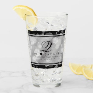 Verre Élégant 10ème anniversaire de la Mariage Tin