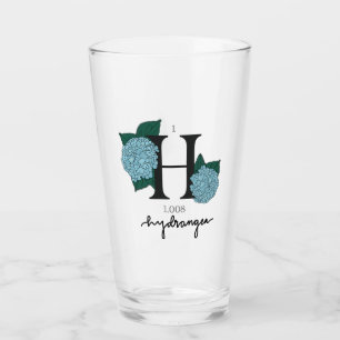 Verre Élément hydrogène floral