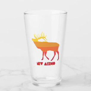 Verre Elk du Nouveau-Mexique