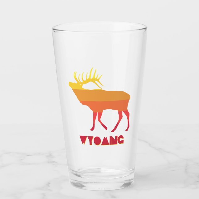 Verre Elk du Wyoming (Devant)