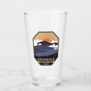 Verre Emblem rétro du parc national de Haleakala