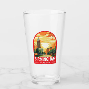 Verre Emblème artistique de voyage à Birmingham Alabama