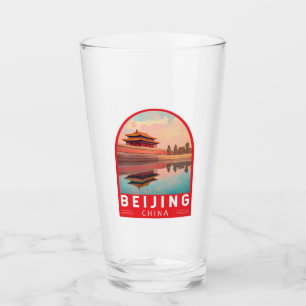 Verre Emblème d'art de voyage de Pékin Chine