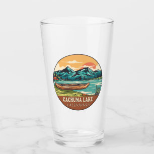 Verre Emblème de pêche nautique du lac Cachuma en Califo