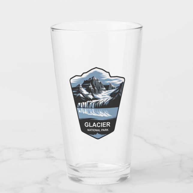 Verre Emblème du Glacier National Park (Devant)